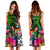 Fiji Midi Dress - Turtle Plumeria Banana Leaf Crest - Polynesian Pride