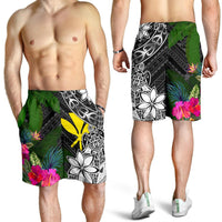 Hawaii Men Shorts - Turtle Plumeria Banana Leaf - Polynesian Pride