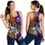 Samoa Women's Racerback Tank - Warrior Style Polynesian Patterns Orange - Purple - Polynesian Pride