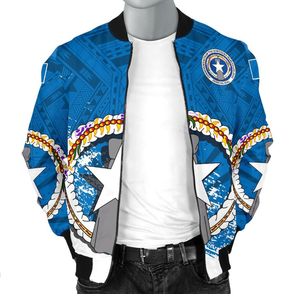 Northern Mariana Islands Special Men's Bomber Jacket - Polynesian Pride