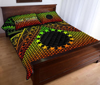 Polynesian Cook Islands Quilt Bed Set - Reggae Vintage Polynesian Patterns - Polynesian Pride