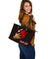 Tonga Personalised Leather Tote Bag - Tonga In Me (Red) - Polynesian Pride