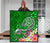 Tahiti Premium Quilt - Turtle Plumeria (Green) - Polynesian Pride