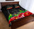 Guam Polynesian Quilt Bed Set Black Hibiscus - Polynesian Pride