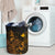 Papua New Guinea Laundry Basket - Polynesian Turtle Hibiscus Gold - Polynesian Pride