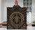 Hawaiian Kakau Honu Arc Gold Polynesian Premium Quilt - Polynesian Pride