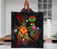 American Samoa Polynesian Premium Quilt - Legend of American Samoa (Reggae) - Polynesian Pride