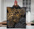 Guam Polynesian Premium Quilt - Gold Turtle Flowing - Polynesian Pride