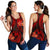 Tonga Polynesian Women Racerback Tank - Red Plumeria - Polynesian Pride