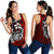Pohnpei Micronesia Women's Racerback Tank Red - Turtle With Hook Red - Polynesian Pride