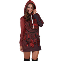 American Samoa Hoodie Dress - American Samoa Seal Dreamcatcher - Polynesian Pride