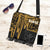 Hawaii Boho Handbag - Kanaka Maoli With Polynesian Pattern In Heartbeat Style (Gold) - Polynesian Pride