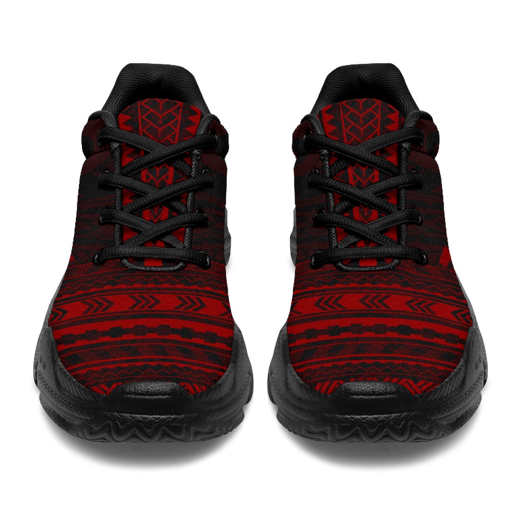 Tokelau Chunky Sneakers - Polynesian Chief Red Version - Polynesian Pride