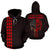 Polynesian Kakau Skull National Pearl Harbor Remembrance Day Hawaii Hoodie Red Unisex Red - Polynesian Pride