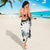 Nauru Sarong White - Turtle Plumeria Banana Leaf - Polynesian Pride