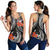 Pohnpei Micronesian Women Racerback Tank - Black Plumeria - Polynesian Pride
