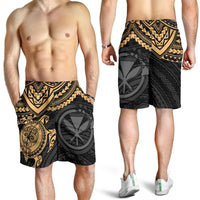 Polynesian Hawaii Short (Men) - Gold Turtle - Polynesian Pride