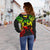Tonga Polynesian Shoulder Sweater Map Reggae - Polynesian Pride