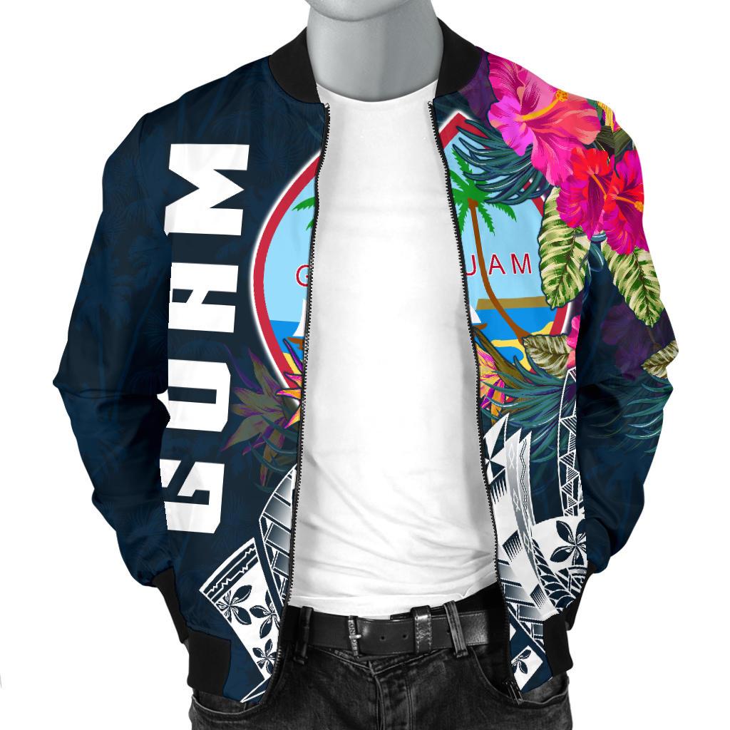 Guam Men's Bomber Jacket - Guam Summer Vibes - Polynesian Pride