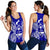 Guam Polynesian Women Tank Top Map Blue - Polynesian Pride