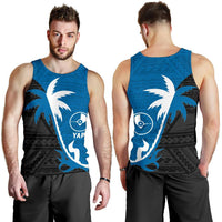 Yap Coconut Tree Men's Tank Top K4 - Polynesian Pride
