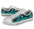 Papua New Guinea Low Top Canvas Shoes - Turquoise Tentacle Turtle - Polynesian Pride