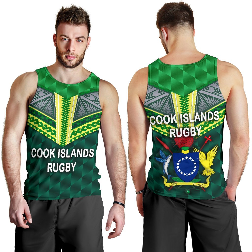 Cook Islands Rugby Men Tank Top - Polynesian Pride