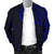Polynesian Tattoo Style Men's Bomber Jacket Blue 2 - Polynesian Pride