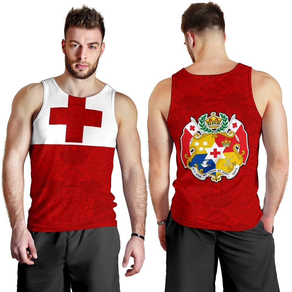 Tonga Men's Tank Top - Polynesian Version - Polynesian Pride