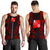 Wallis And Futuna Men Tank Top - Polynesian Tattoo Red - Polynesian Pride