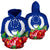 Pohnpei Polynesian Hoodie Flag Hibiscus Unisex Blue - Polynesian Pride
