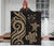 Fiji Polynesian Premium Quilt - Gold Tentacle Turtle Crest - Polynesian Pride