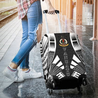Vanuatu Luggage Cover - Polynesian Tattoo Black - Polynesian Pride