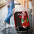 Pohnpei Micronesia Luggage Covers - Coat Of Arm With Hibiscus - Polynesian Pride