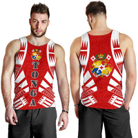 Tonga Men Tank Top - Polynesian Tattoo Flag - Polynesian Pride