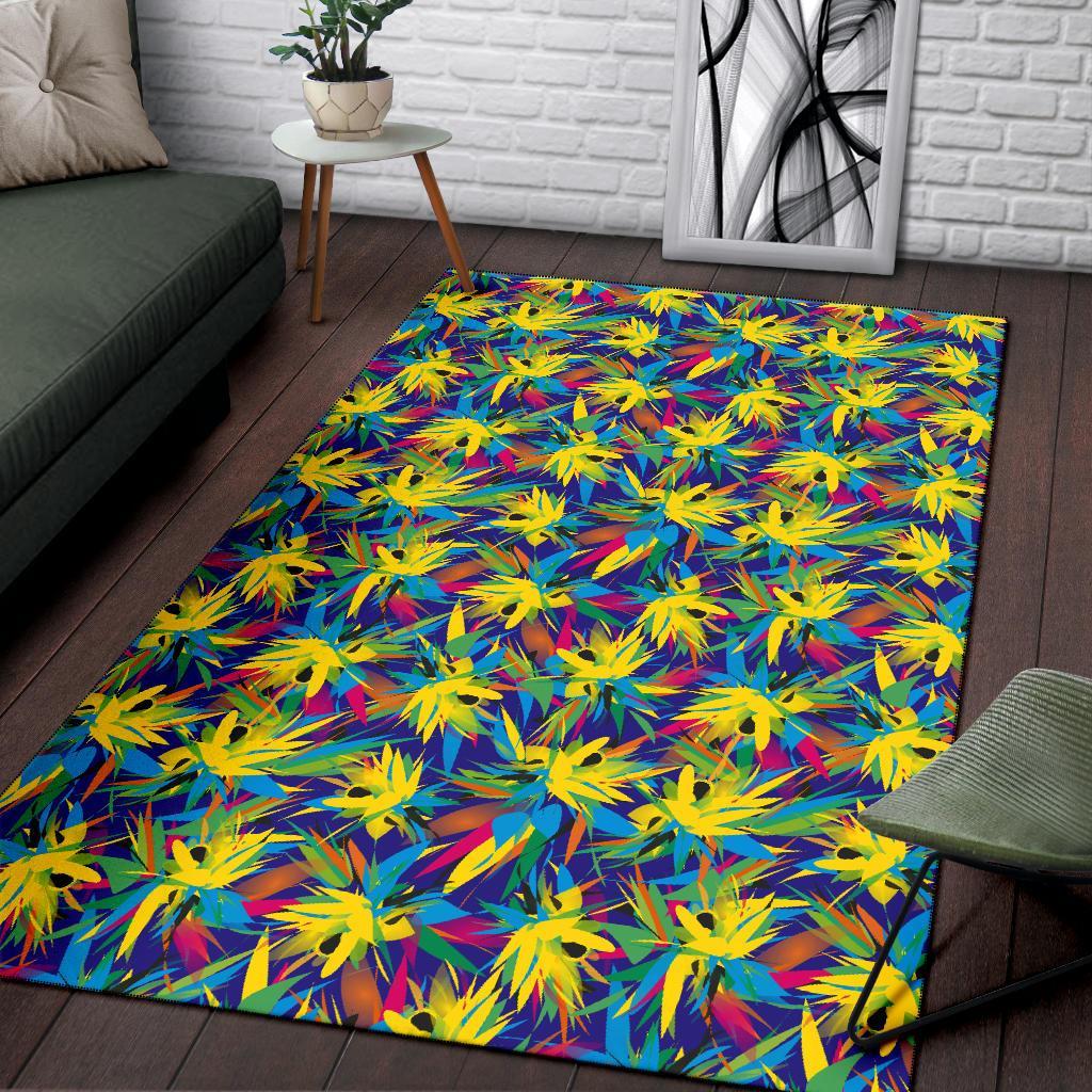 Tropical Pattern Mix Rug - Polynesian Pride