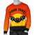 Halloween Bats Custom Personalised Sweater - Polynesia Orange Version - Polynesian Pride