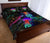 Kanaka Maoli (Hawaiian) Quilt Bed Set - Turtle And Jellyfish Colorful - Polynesian Pride
