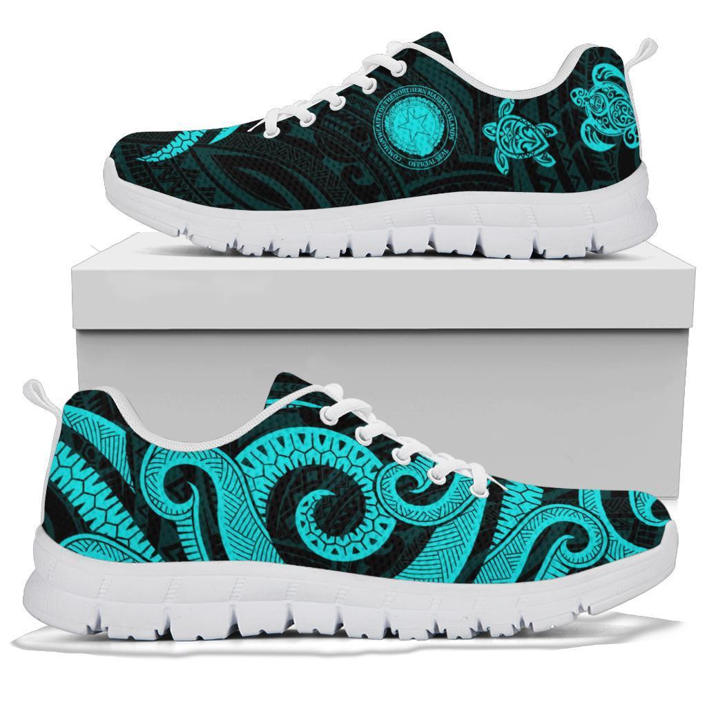 Northern Mariana Sneaker - Tentacle Turtle Turquoise - Polynesian Pride