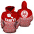 Tahiti Polynesian Hoodie Red Pride Map nd Seal Unisex Red - Polynesian Pride