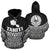 Tahiti Polynesian Hoodie Black Pride Map nd Seal Unisex Black - Polynesian Pride