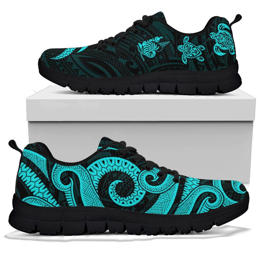 New Caledonia Sneakers - Turquoise Tentacle Turtle - Polynesian Pride