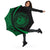Seal Of Hawaii Umbrella Green - Circle Style - Polynesian Pride