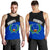 Pohnpei Men's Tank Top Coat Of Arms Wave Style Th95 - Polynesian Pride