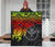 Hawaii Polynesian Premium Quilt - Kanaka Maoli & Reggae Turtle Hibiscus - Polynesian Pride