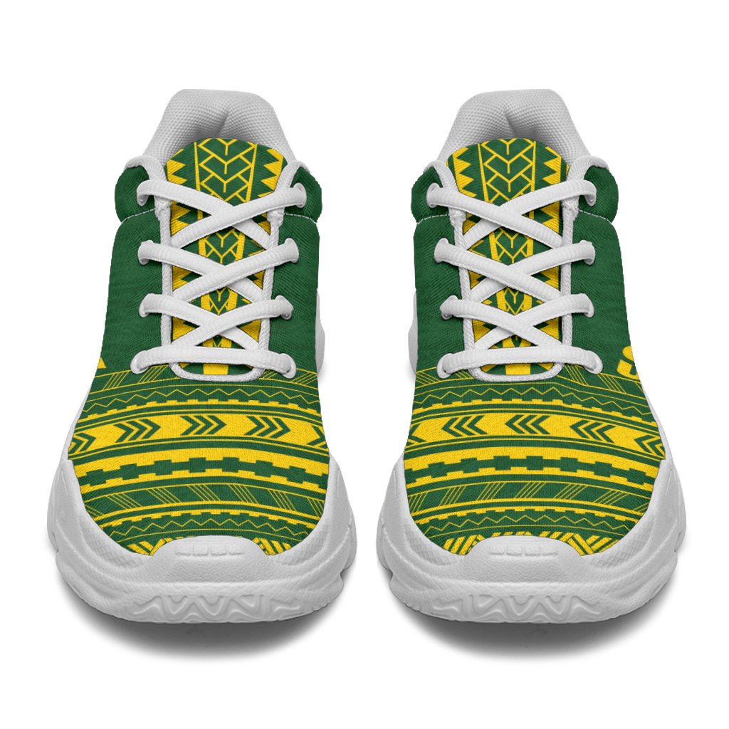 Society Islands Chunky Sneakers - Polynesian Chief Flag Version - Polynesian Pride