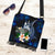 New Caledonia Polynesian Boho Handbag - Turtle With Plumeria Flowers - Polynesian Pride
