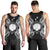 Northern Mariana Islands Polynesian Men Tank Top Map Black - Polynesian Pride