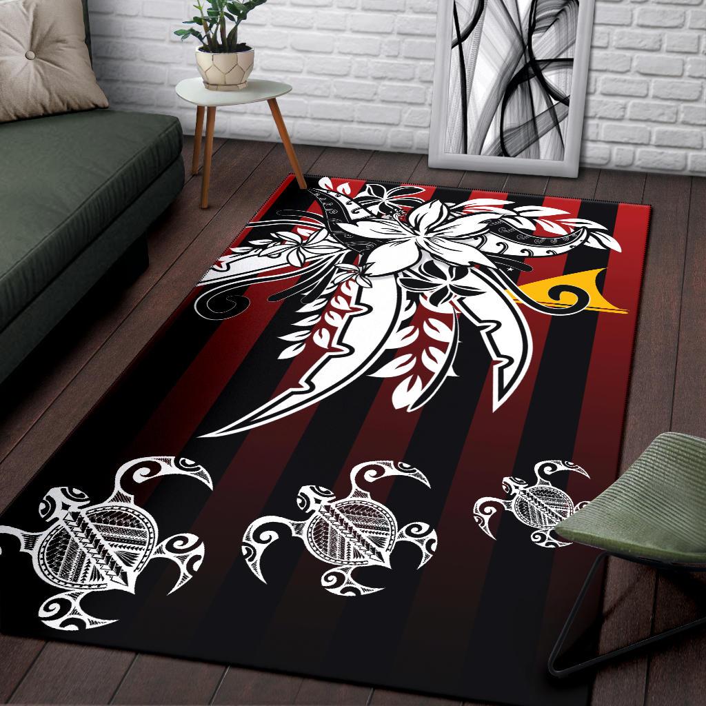 Tokelau Area Rug - Vertical Stripes Style - Polynesian Pride