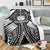 Samoa Polynesian Premium Blanket - Samoa White Seal with Polynesian Tattoo - Polynesian Pride